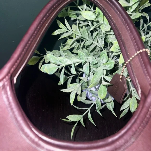 Vintage Coach Mahogany Mini Ergo Leather Handbag - Picture 6 of 10
